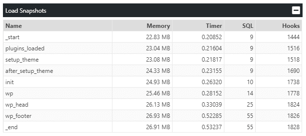 debugpress features snapshots