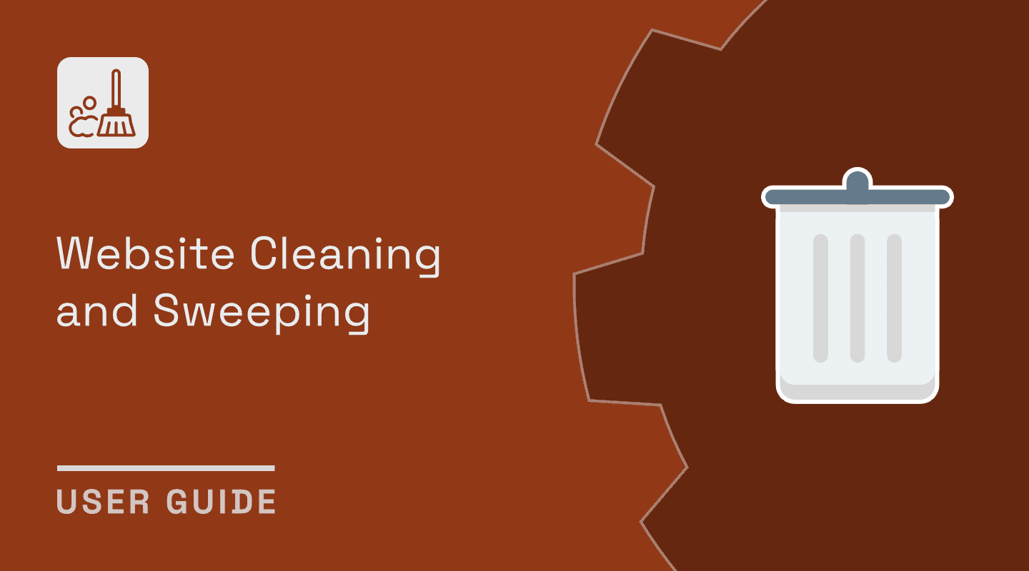 Website Cleaning and Sweeping